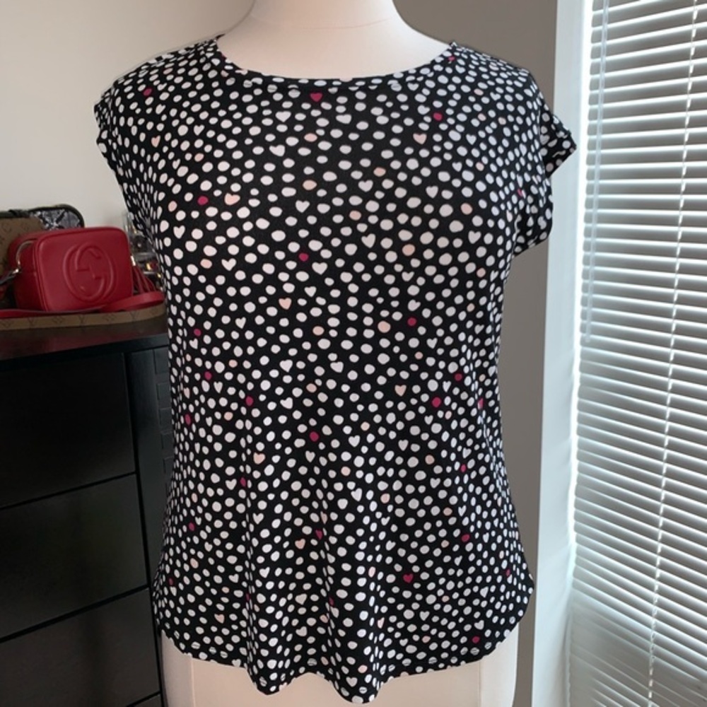 Polka Dot Heart Tee